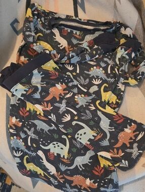 Little Sleepies Jurassic Jungle Dinosaur Bamboo PJ Set 9/10